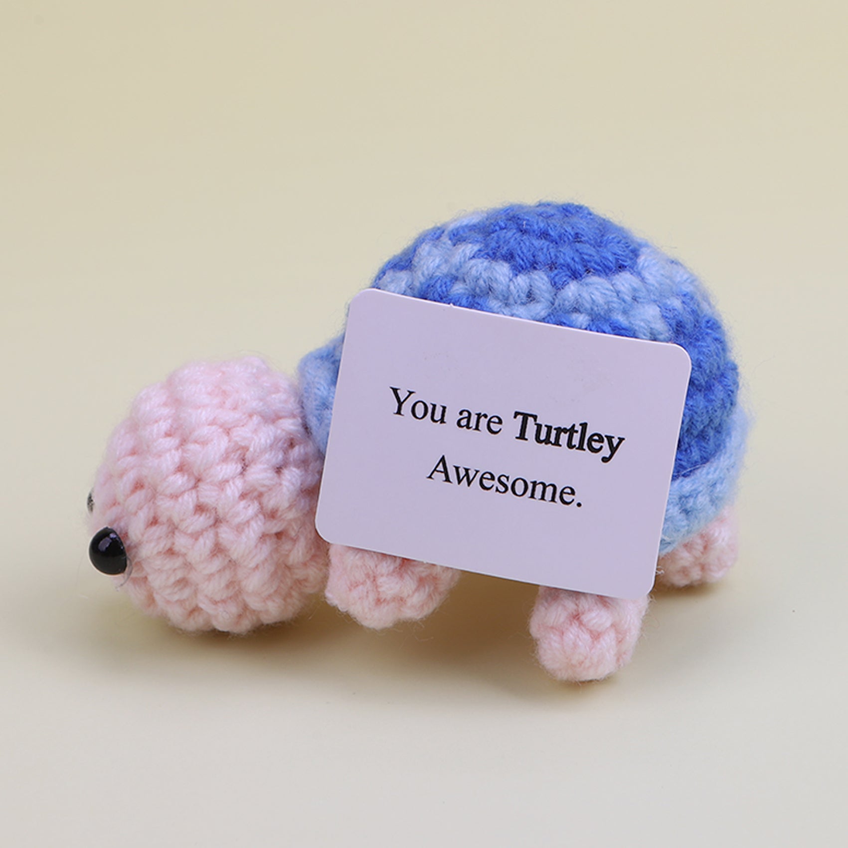 Handmade crochet tortoise