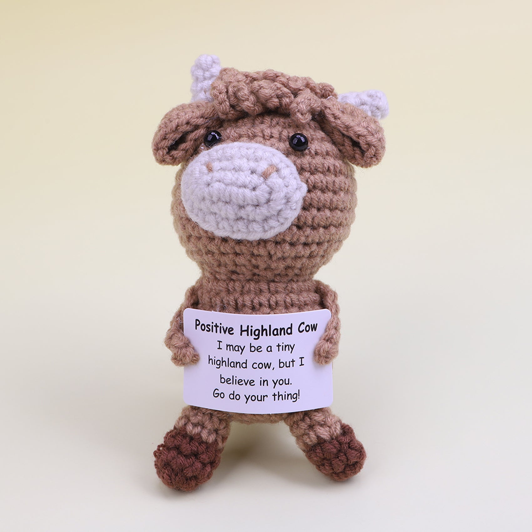Highland cow-beige hair