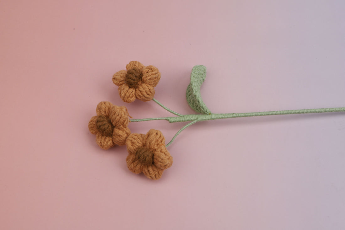 Puff Bloom No. 3 — Brown