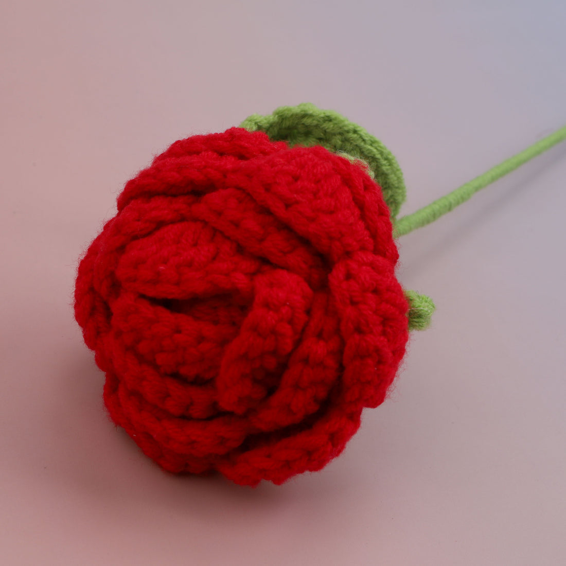 Round Rose — Red