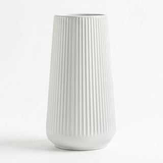 Colette Taper Fluted Ceramic Vase