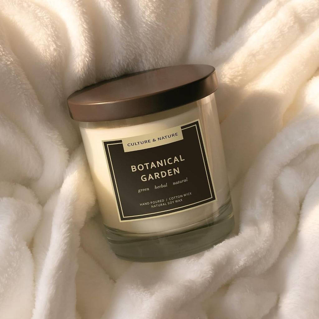 CULTURE & NATURE 7oz soy wax candle, Botanical Garden, gallery photo 6