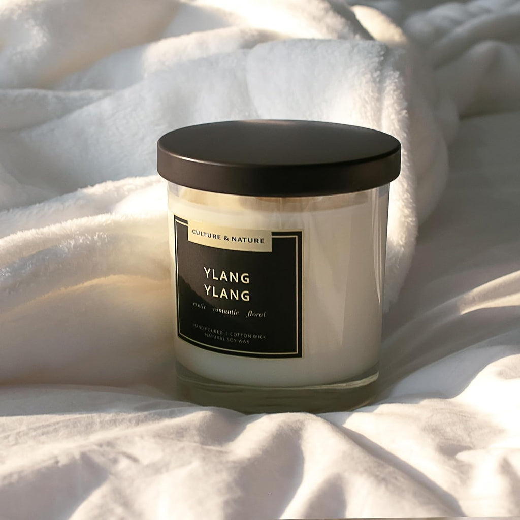 CULTURE & NATURE 7oz soy wax candle, Ylang Ylang, gallery photo 6