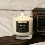 CULTURE & NATURE 7oz soy wax candle, Clean Cotton, gallery photo 5