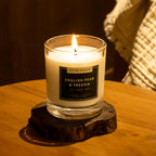 CULTURE & NATURE 7oz soy wax candle, English Pear & Freesia, gallery photo 5