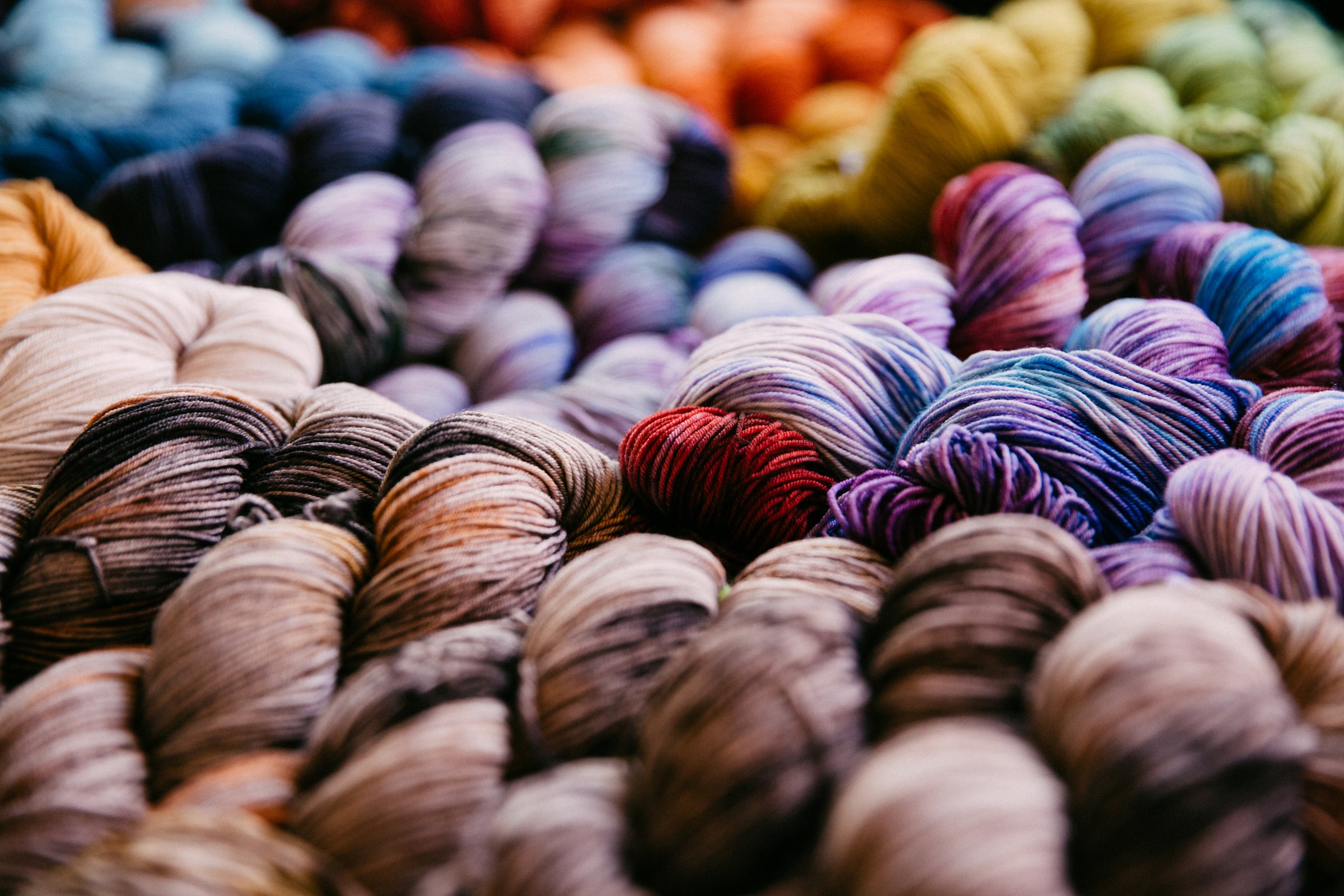 Every Threadkin begins as a single strand of soft acrylic yarn.